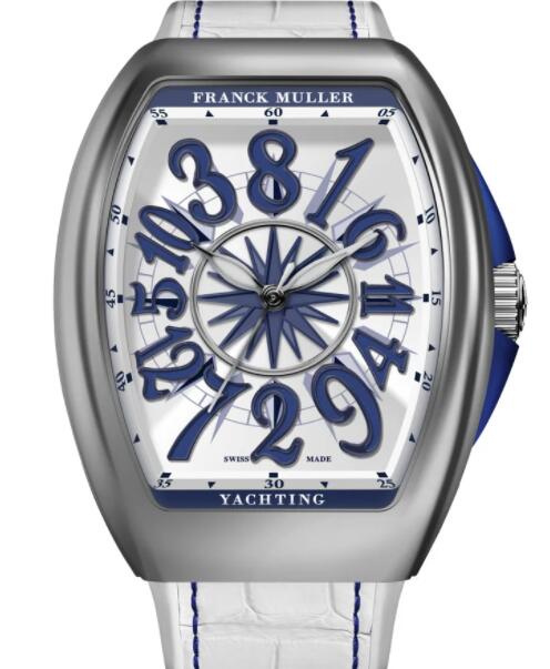 Franck Muller Vanguard Yachting Crazy Hours Replica Watch V 32 CH YACHT (BL) White Dial